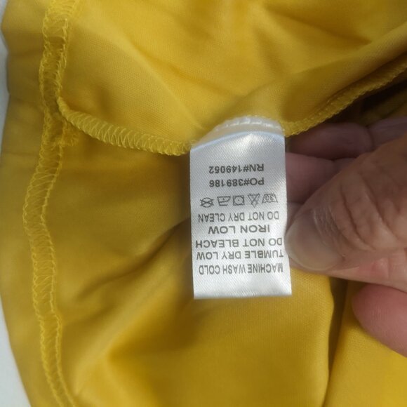 NWT Fashion Nova Mustard Colored Size Medium Backless Dress - Picture 11 of 16